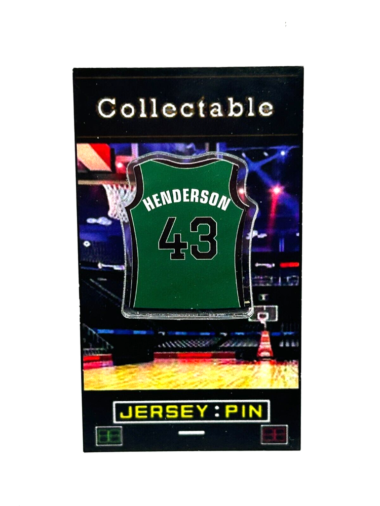 Boston Celtics Gerald Henderson Jersey Lapel Pin Classic Collectible Free Shipping