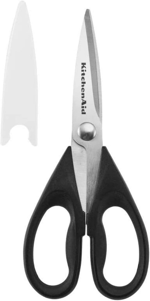 KitchenAid 8.72 Inch Black Multi-Purpose Kitchen Shears with Protective Sheath  