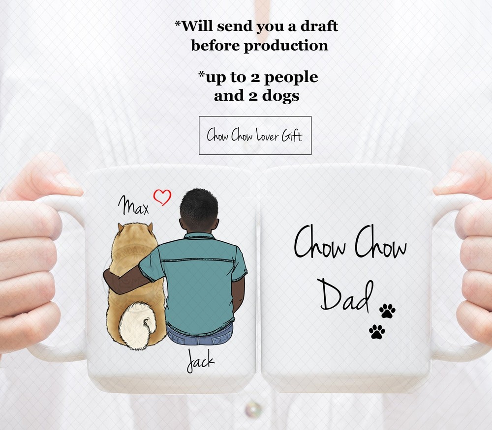 Custom Chow Chow Mug Chow Chow Dad Mug Chow Chow Mom Mug Chow Chow Lover Mug