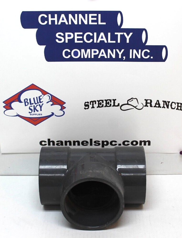 Elson 4 Inch Schedule 80 PVC Socket Weld Tee