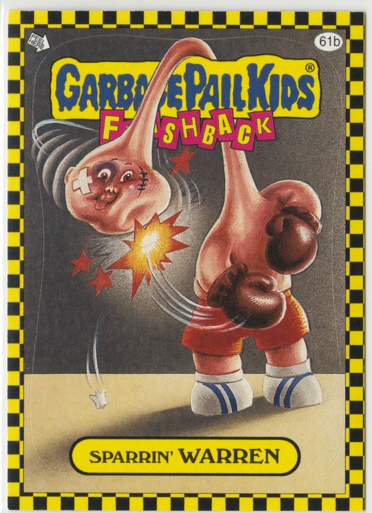 Sparrin Warren 61b Garbage Pail Kids 2010 Flashback Series 1 FB1 GPK Card