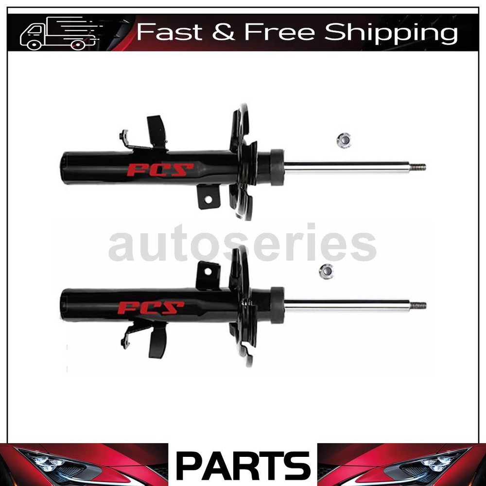 Pair of Front Left-Right Struts for 2014-2015 Ford Focus