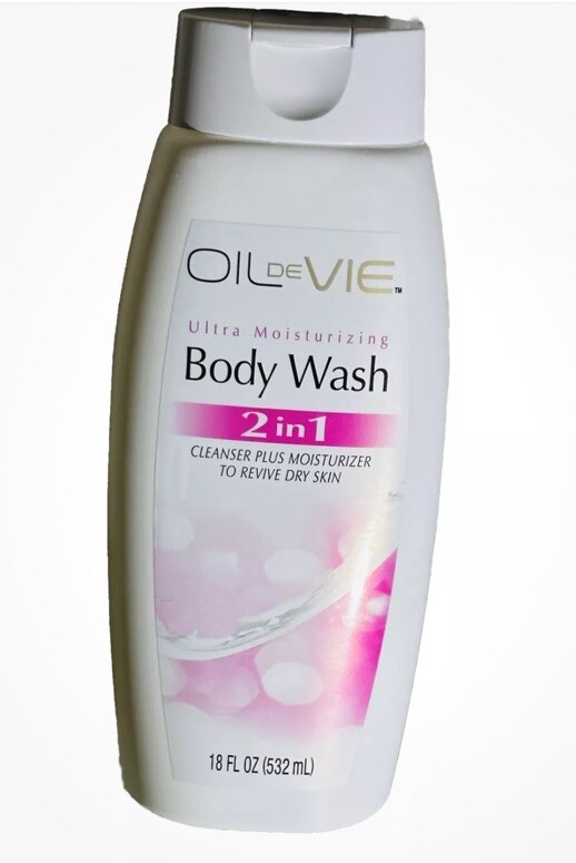 Oil De Vie Ultra Moisturizer 2 In 1 Body Wash:18floz/532ml