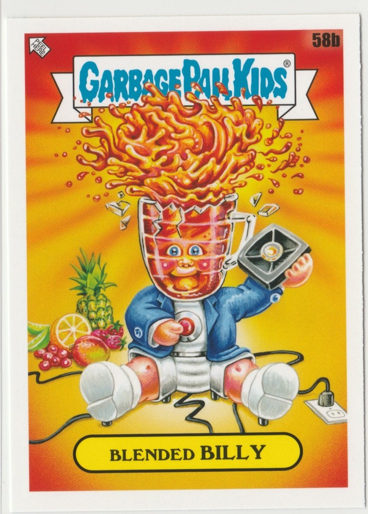 Blended Billy Adam Bomb Garbage Pail Kids GPK 2021 Food Fight Series 58b