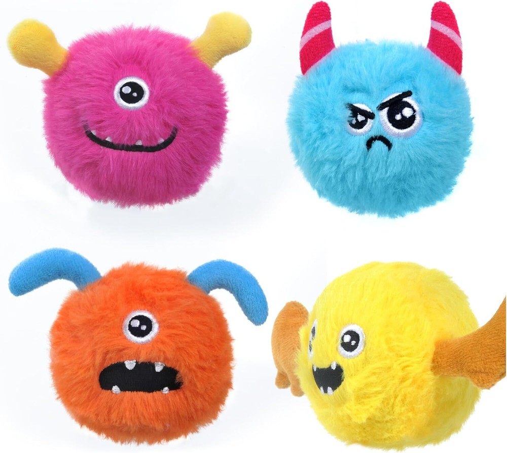 Interactive Squeaky Dog Toys for Aggressive Chewers inside Squeaky Balls For