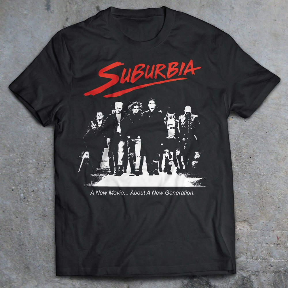 Suburbia 1983 Cult Movie T-Shirt, 80s Punk Movie, Penelope Spheeris, Unisex tee