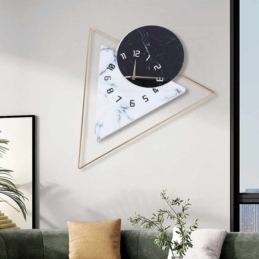 Modern 22.5-Inch Large Wall Clock Unique Living Room Art Decor