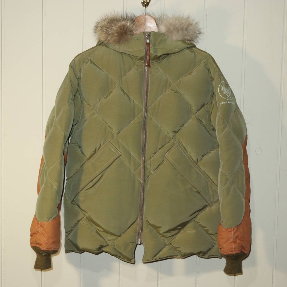 TOYS McCOY Military Down Parka Vintage-Inspired Classic Winter Jacket Size 40
