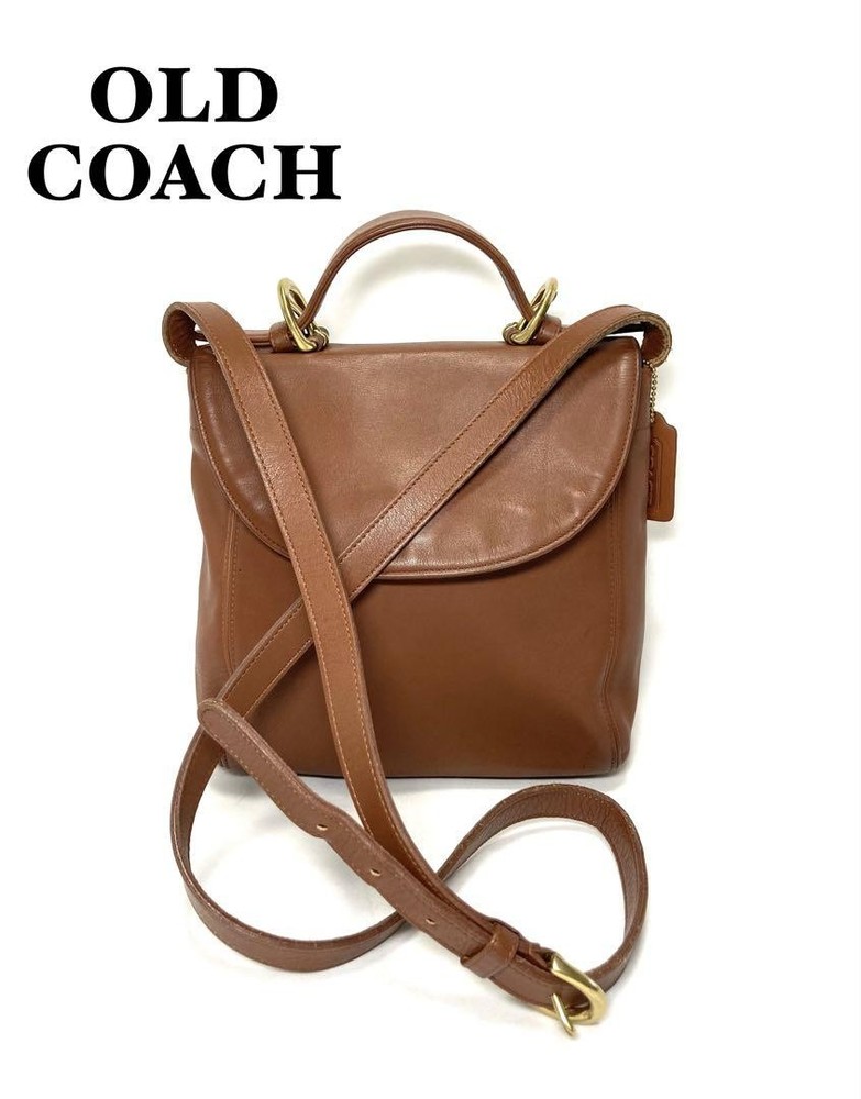 Coach Leather Brown 2-Way Shoulder Bag Authentic G03121885