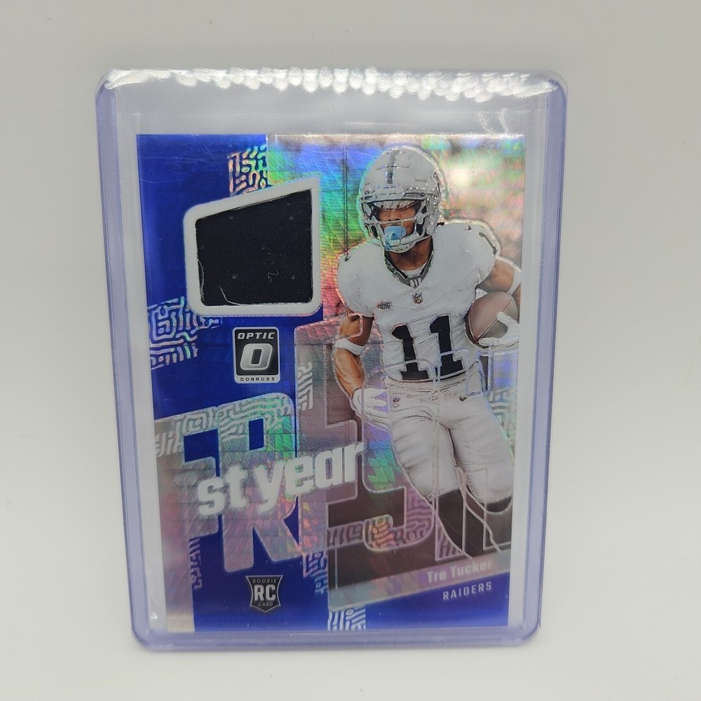 2023 Donruss Optic #FYF-TT Tre Tucker 1st Year Fresh Rookie Patch