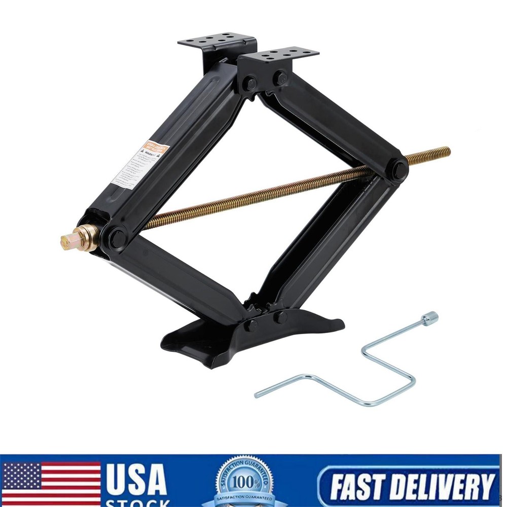 RV Camper Trailer Stabilizer Leveling Scissor Jack Kit 4