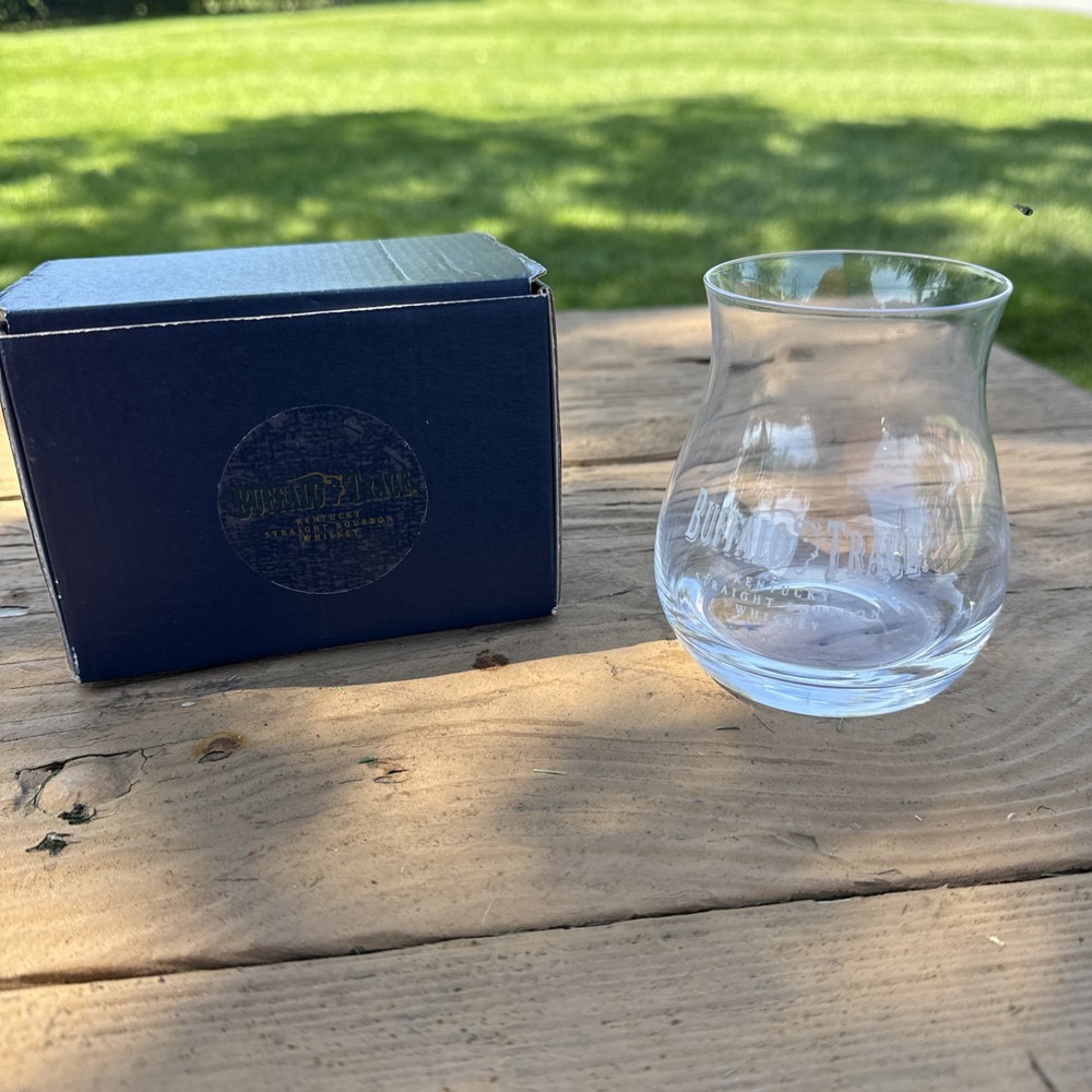 Buffalo Trace Distillery Glencairn Glass for Bourbon Whiskey like Pappy
