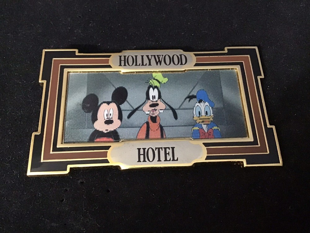 Disneyland Tower Of Terror Countdown Of Elevator Lenticular Pin LE 2000