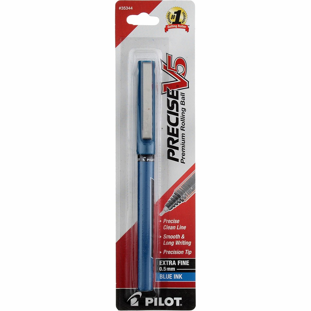Pilot Precise V5 Rolling Ball Pen, Extra Fine, Blue 35344