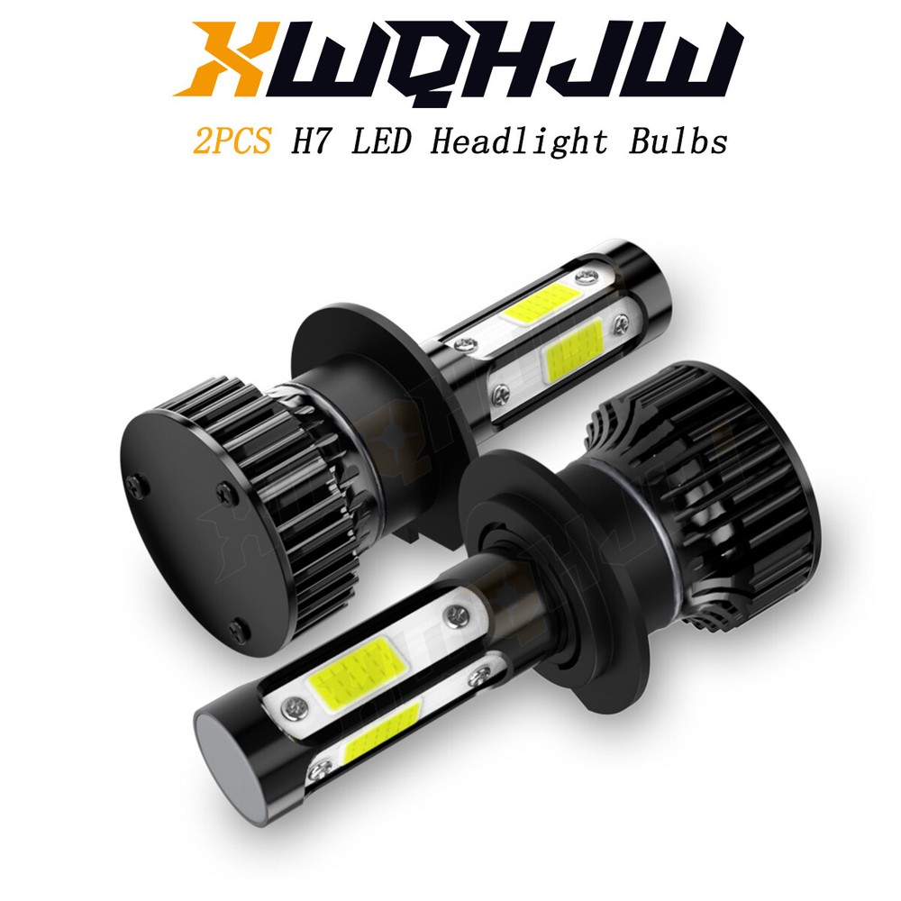 XWQHJW H7 LED Headlight Bulb Kit 6000K Super White High Low Beam