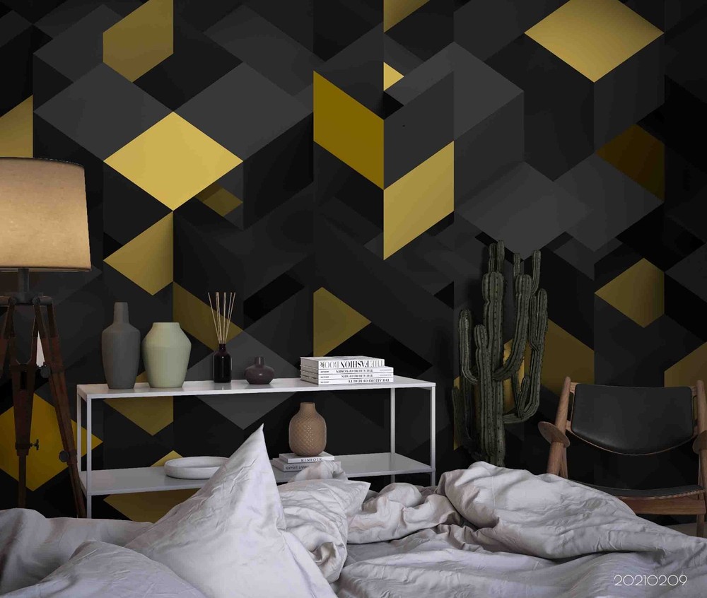 3D Abstract Geometric Pattern Wall Murals Wallpaper Murals Wall Sticker