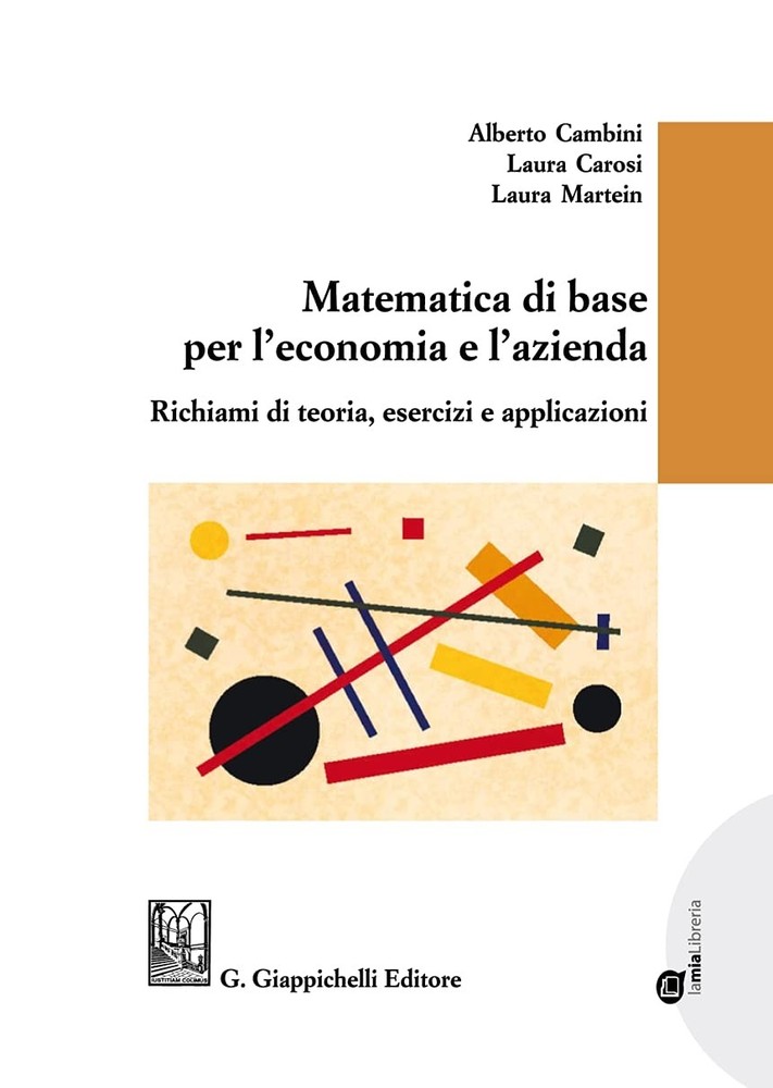 Alberto Cambini Matematica di base per l'economia e l'azienda. Richi (Paperback)