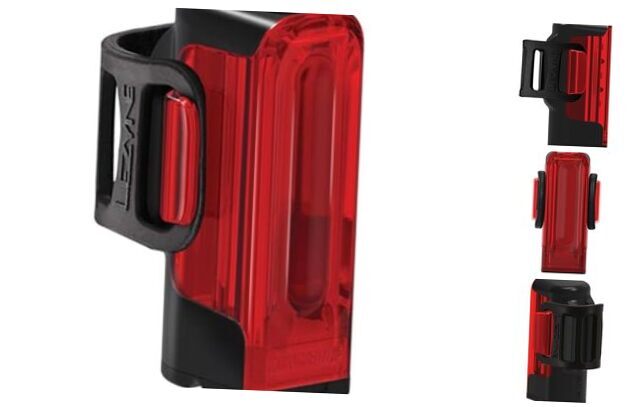 USB-C Rechargeable 300-Lumen Waterproof Red Strip Bike Light