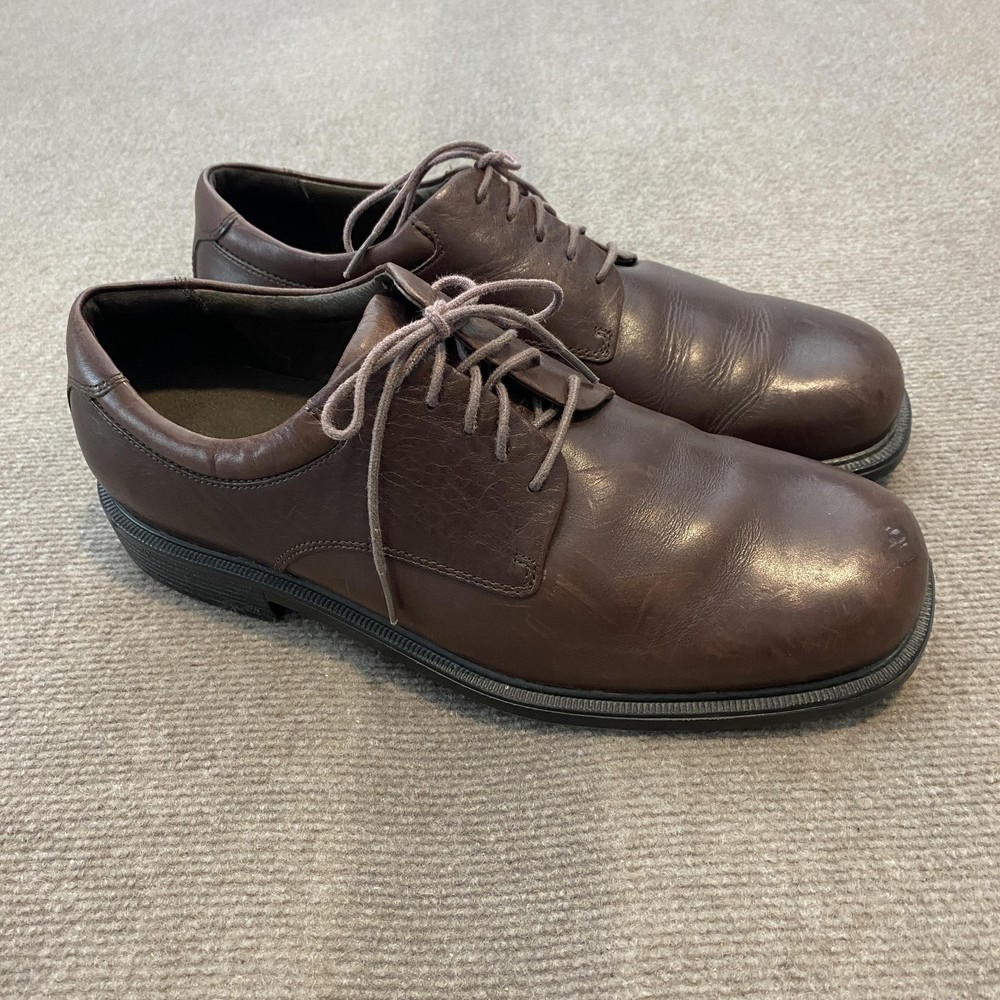 Rockport Shoes Mens Size 11 W Brown Leather Derby Dress Comfort K71225