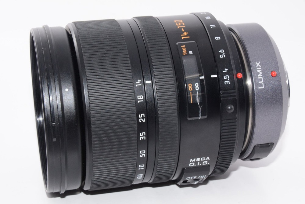 Panasonic Leica D Vario-Elmar 14-150mm Telephoto Zoom Lens for Four Thirds - Used