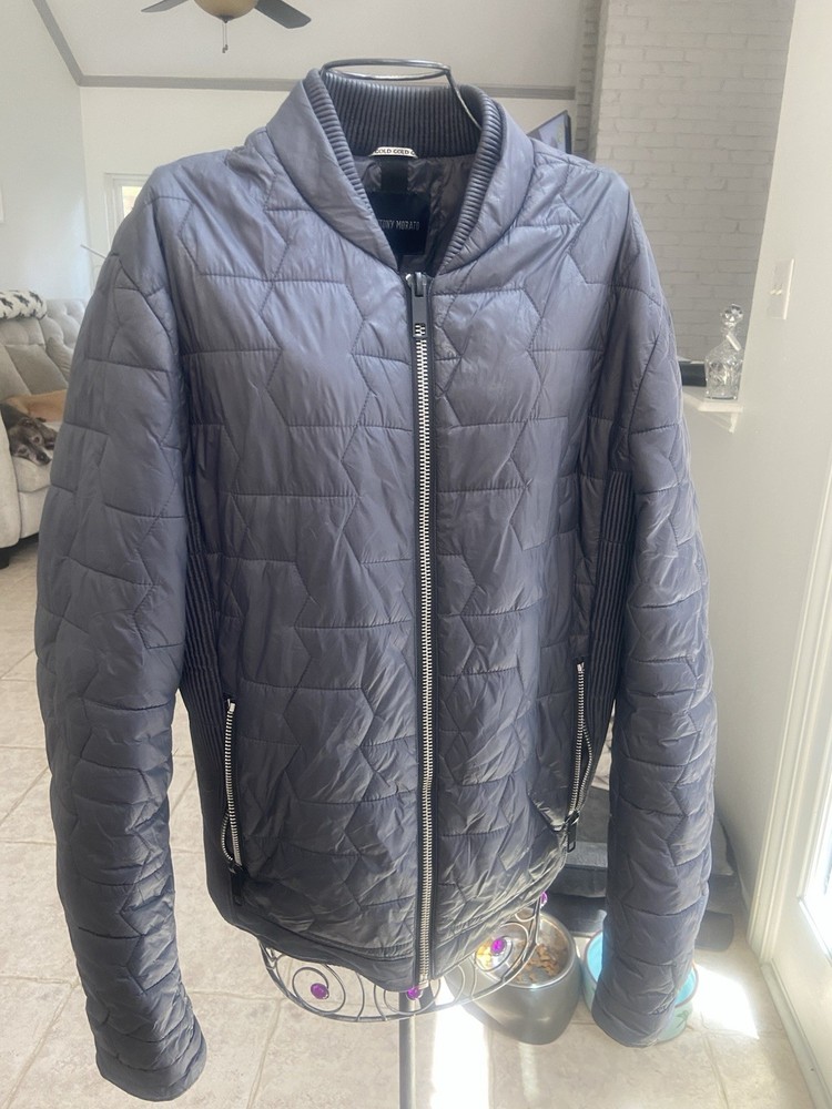 Antony Morato Lightweight Quilted Puff Jacket in Blue Unisex XXL
