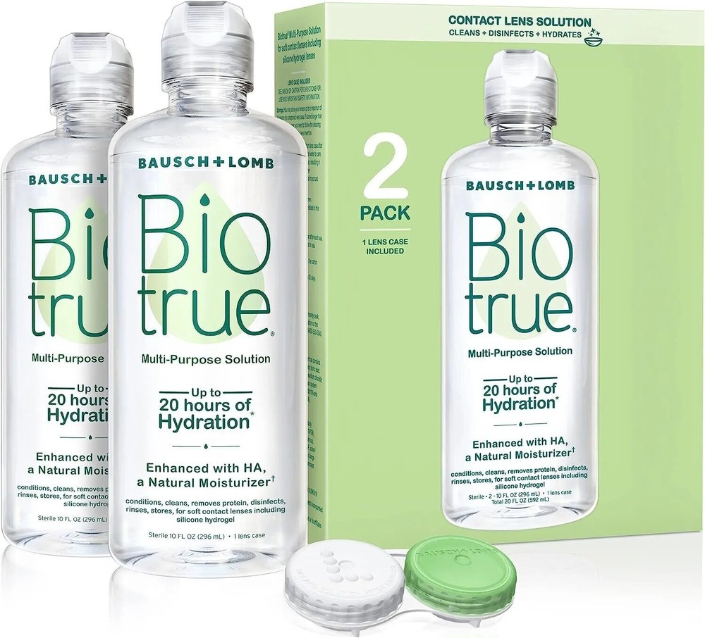Biotrue Contact Lens Solution Twin-Pack 10 fl oz each - You Pick !!!