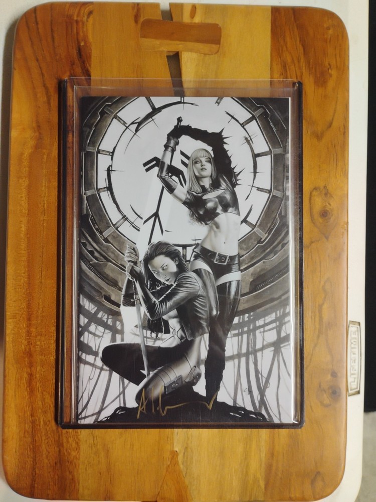 X-Men #1 Adi Granov 2024 SDCC B&W Trinity Comics Exclusive 277/400  COA Signed