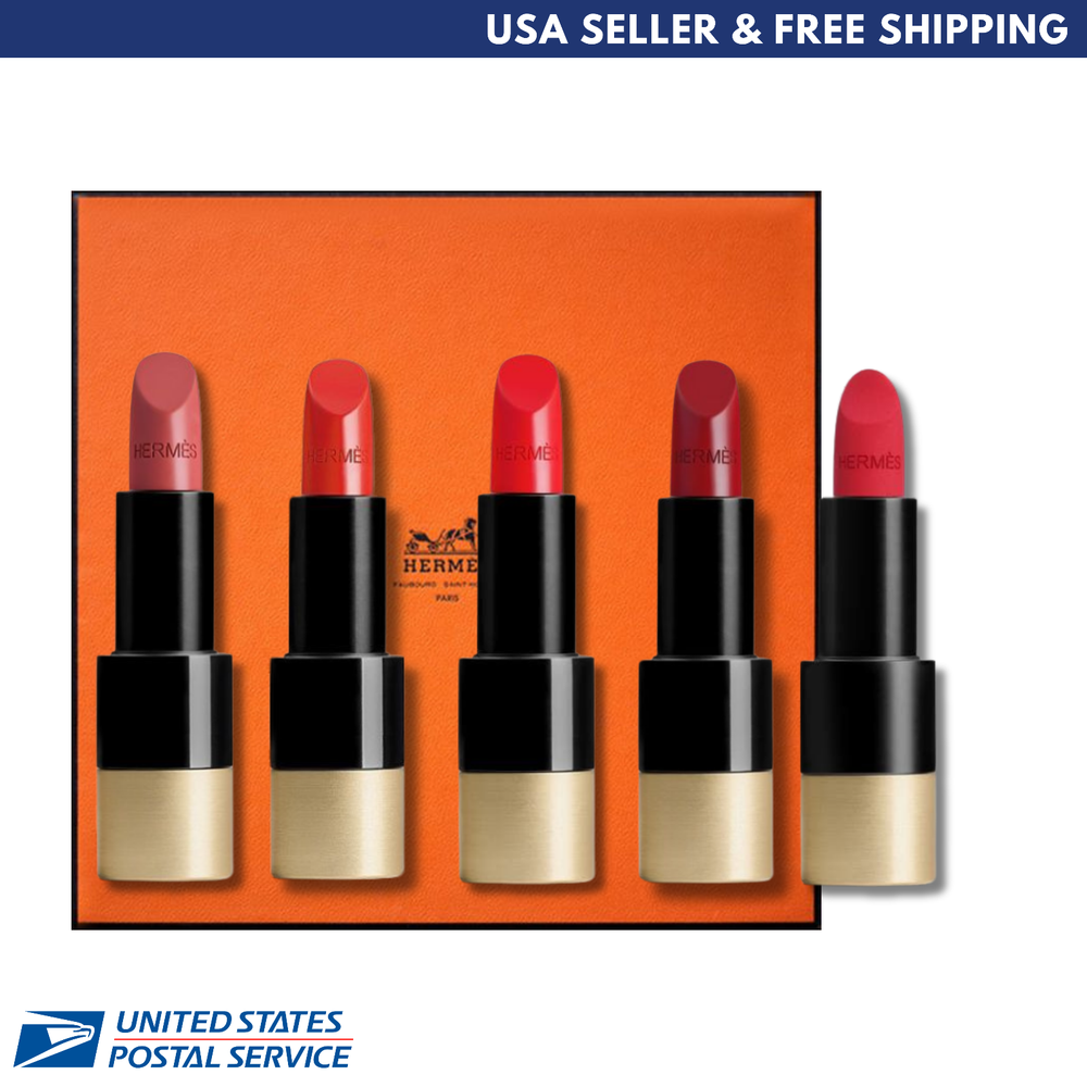 Hermès Gift Kit 5 pcs (1.5g) Lipstick & Balm Dior, Chanel, Tom Ford | USA SELLER