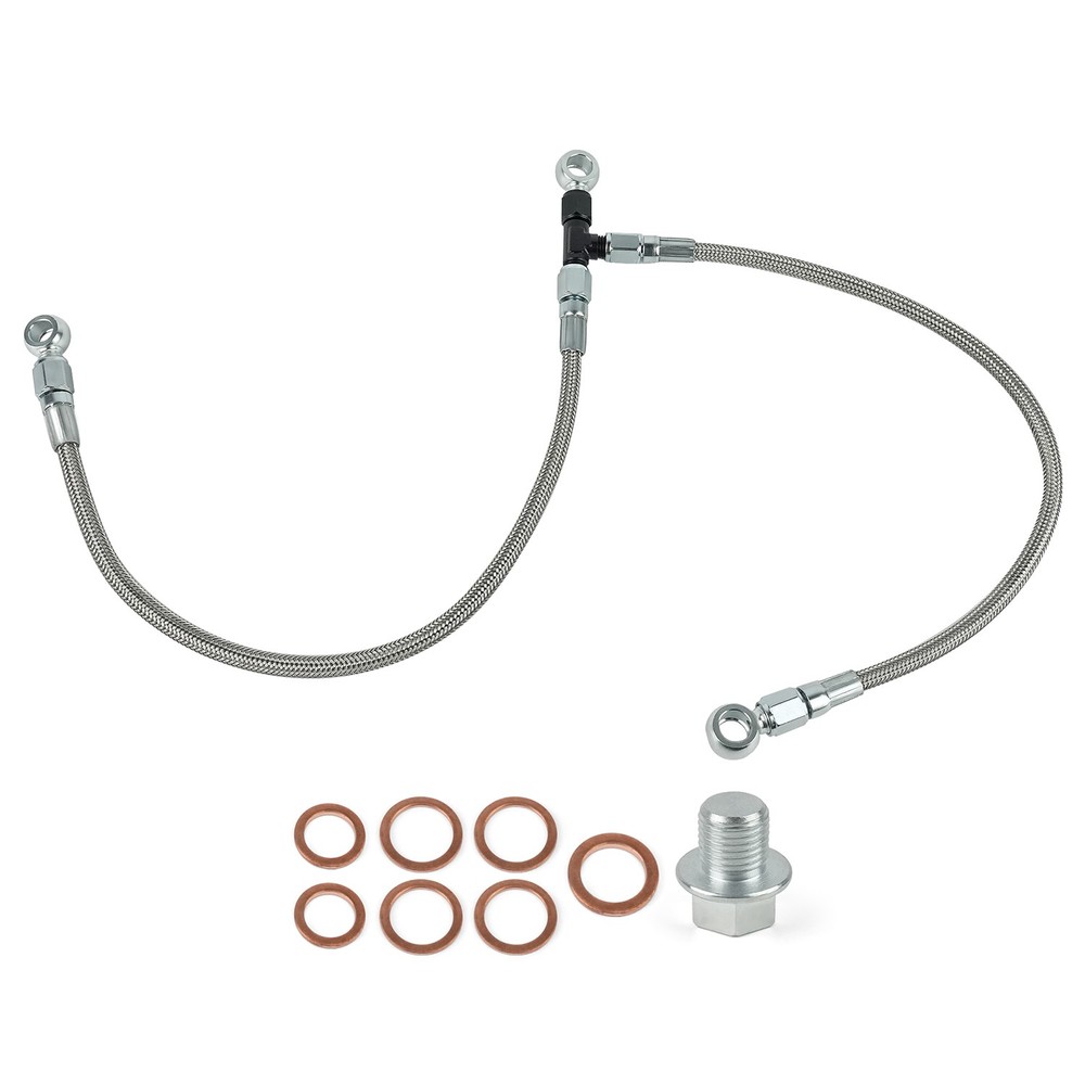 Stock Location Turbo Oil Feed &AVCS Line For 2006-2014 Subaru WRX, 2004-2021 STI