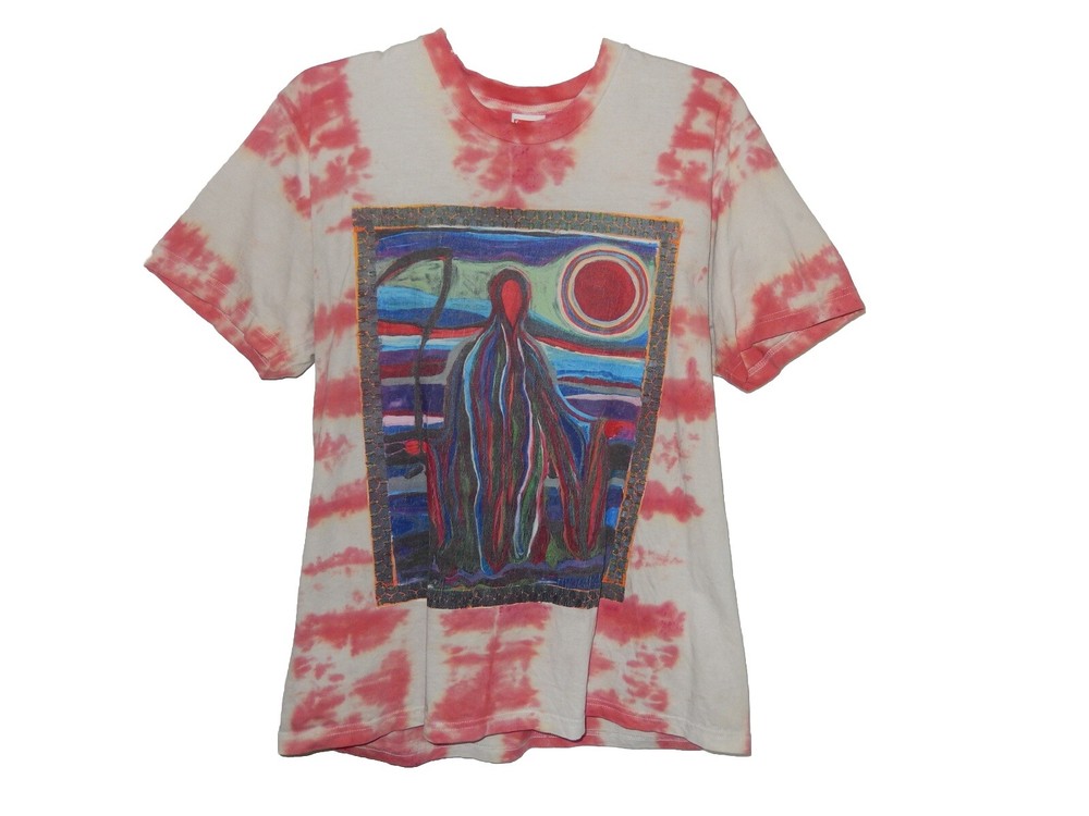 Supreme Reaper Josh Smith T Shirt Tee Tie Dye Red White Mens Medium M SS19 Y2k