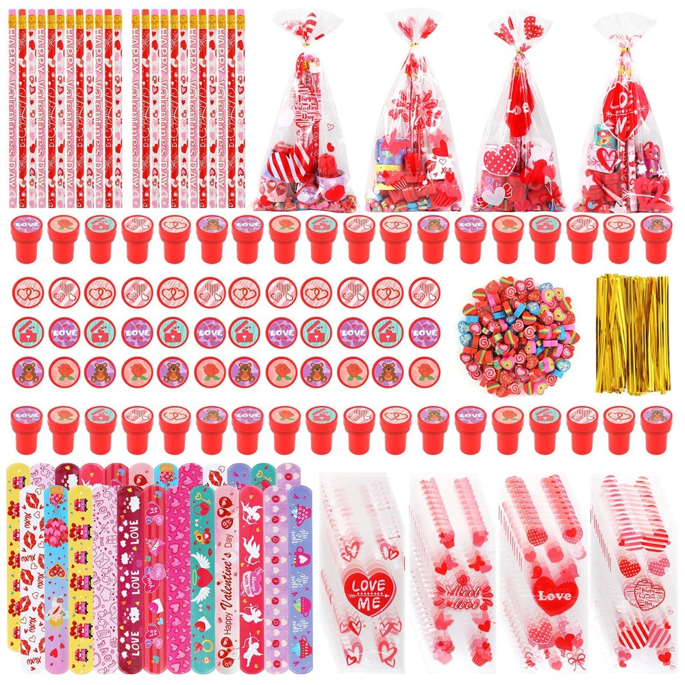 40pack 360x Valentine's Day Stationery Party Favors Bulk: Valentine's Pencil ...