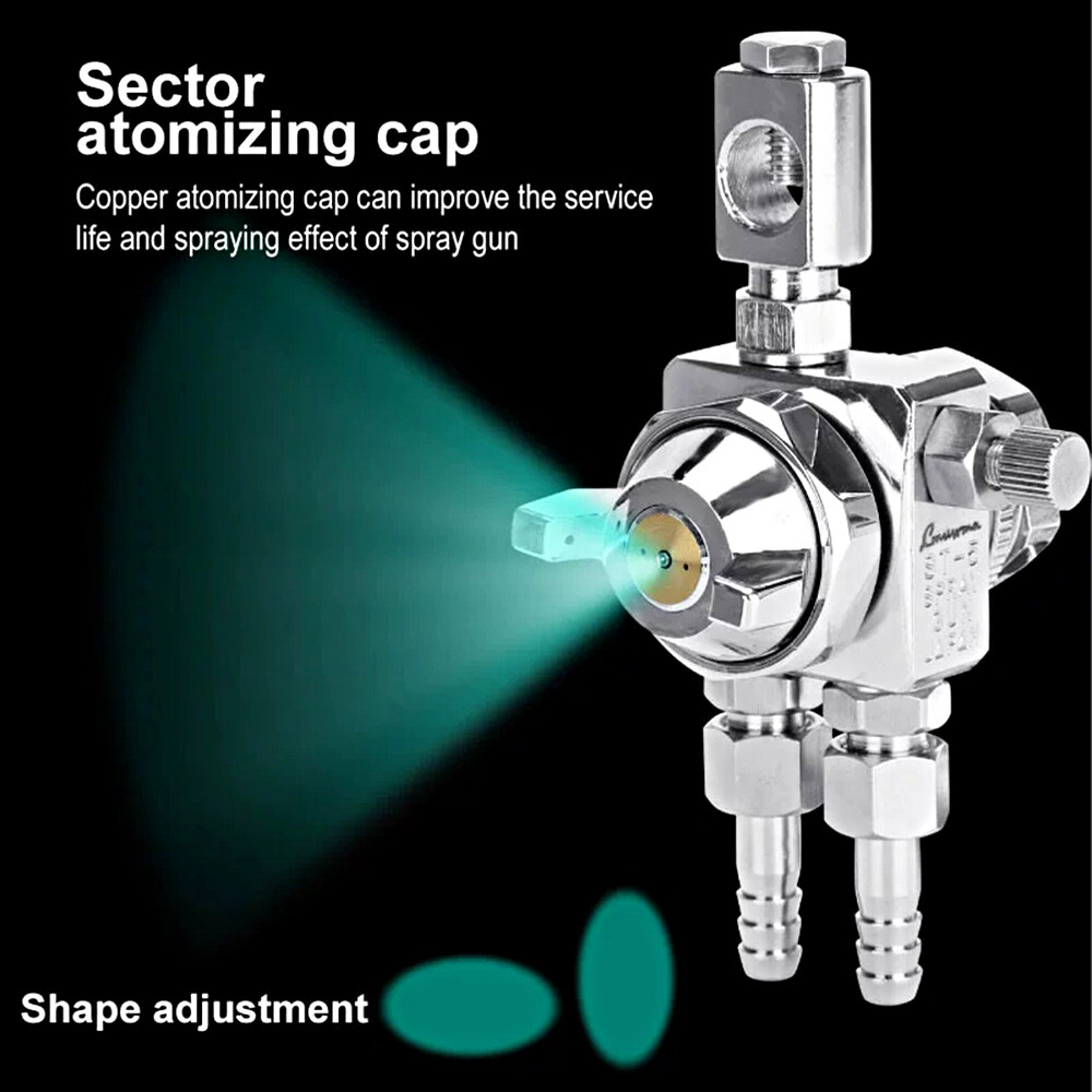 ST6 Automatic Paint Spray Gun Molding Machine Nozzle Adjustable Flow Atomization