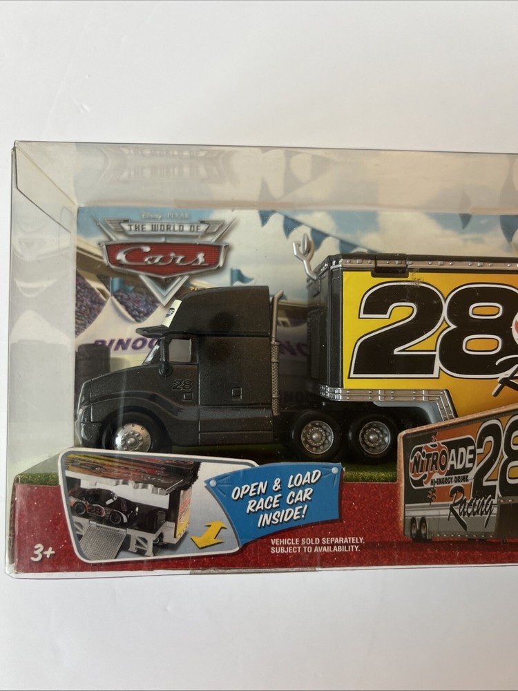 Disney Pixar Cars HAULER “NITROADE” #28 The World Of Cars Race O Rama  NIB