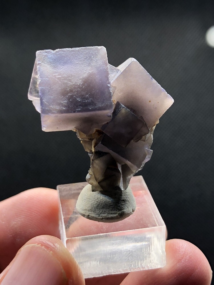 Natural Cubic Fluorite Crystal Specimen from Pakistan Raw Mineral