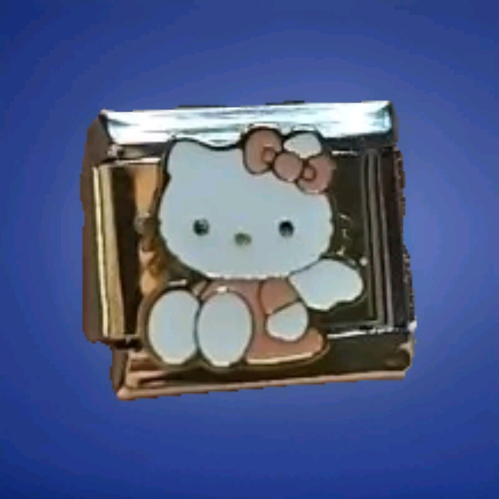 Hello Kitty Angel Italian Stainless Steel 9MM Charm Bracelet