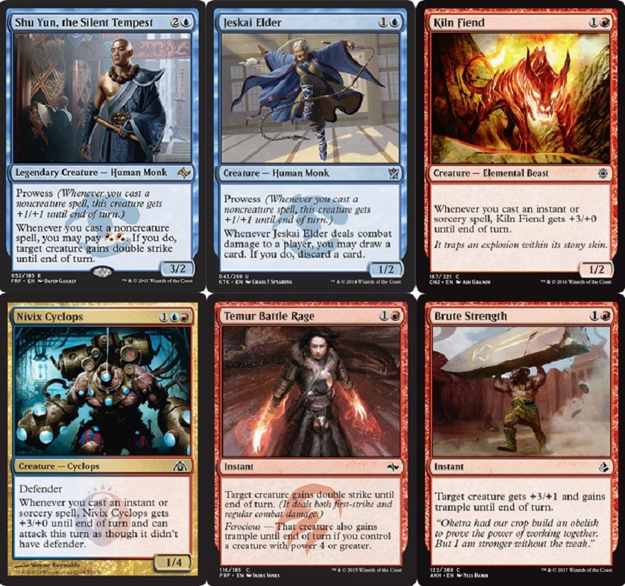 Shu Yun Jeskai Elder Nivix MTG Deck with 60 Cards for Magic Gathering