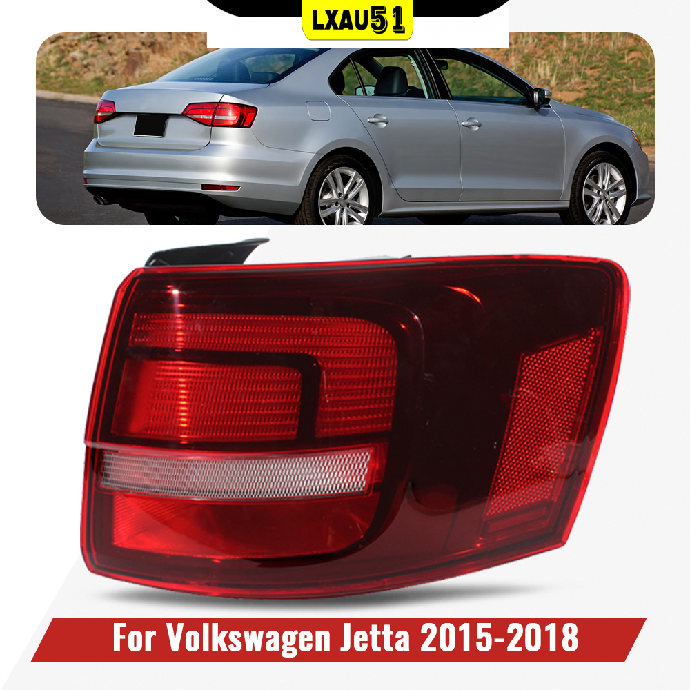 For VW Jetta 2015-18 Right Outer Tail Light Rear Lamp w/LED Side Light Indicator