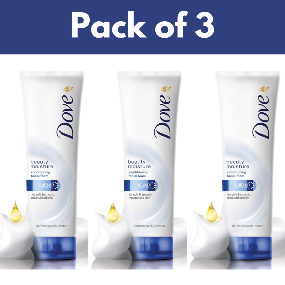 Dove Nutrium Moisture Facial Cleanser 50ml for Hydrated Skin