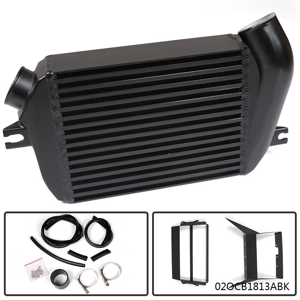 High-Performance Top Mount Intercooler Bolt-On Black Upgrade for 2008-2014 Impreza WRX EJ25
