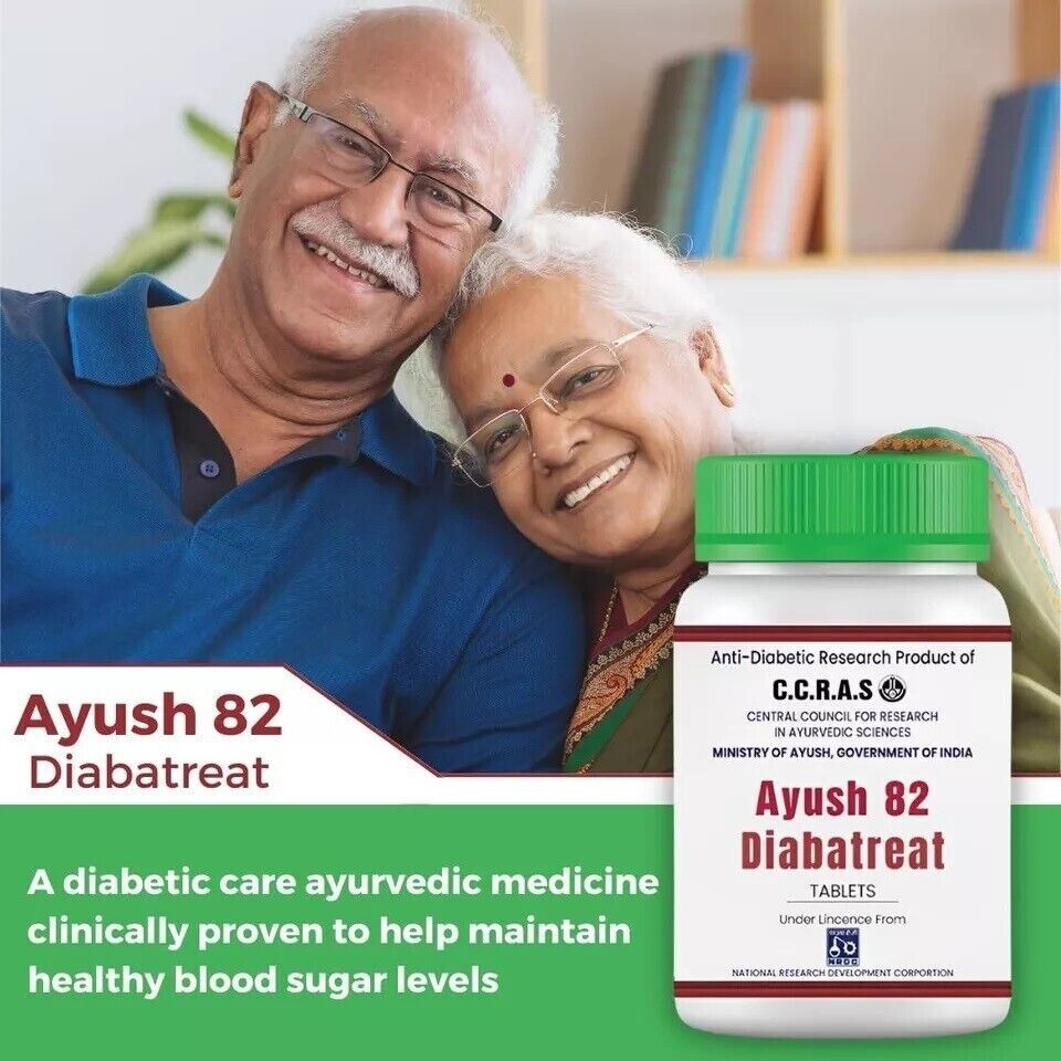 Ayush 82 Diabatreat 180 Tablets Natural Herbal Blood Sugar Control
