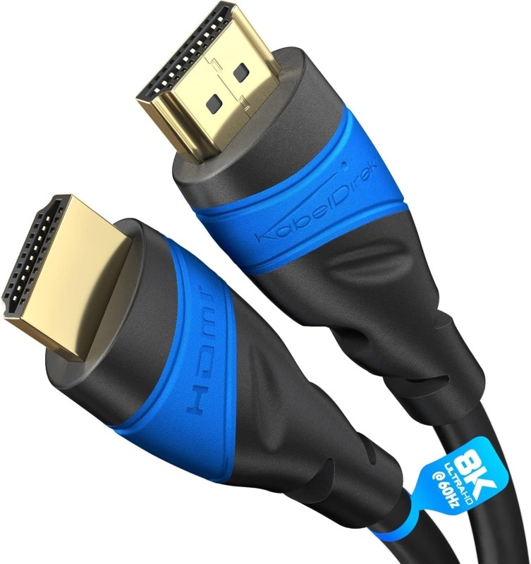 4K/8K HDMI Cable 6ft 8k@60Hz 4K@120Hz Ultra-HD High Speed Cable