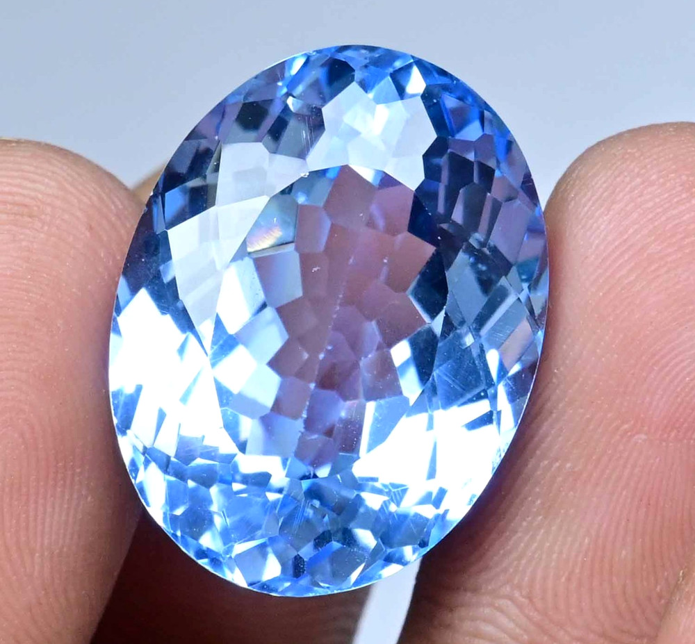 Natural Namibian Blue Jeremejevite 45.20 Ct Certified Stunning Loose Gemstone