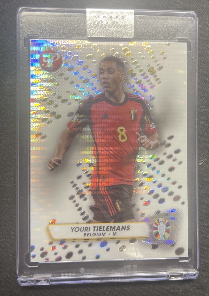 2023 Topps Pristine UEFA Euro 2024 Youri Tielemans Refractor Card
