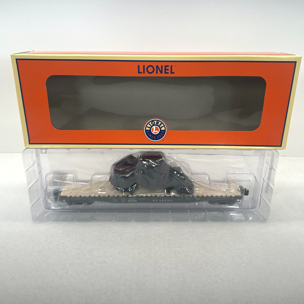 Lionel Reading Scale Ps-4 Flatcar W Tarped Load 9336 O Gauge Train 6-82705