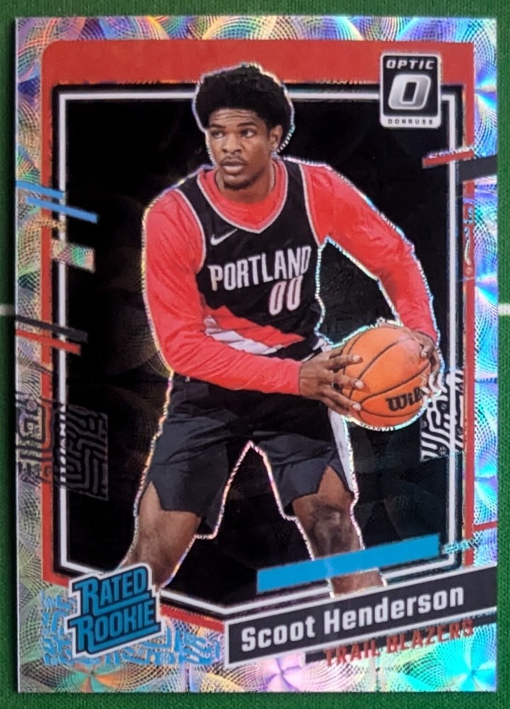 2023-24 Donruss Optic Scoot Henderson #249 Rookie Card Blazers /249