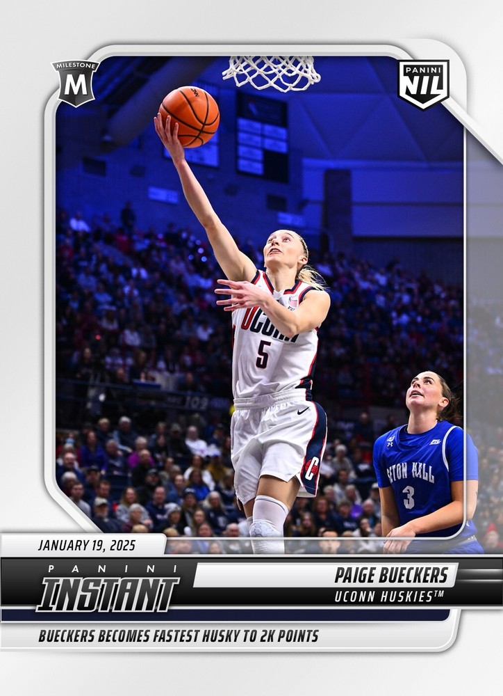 PRESALE: Paige Bueckers 2024-25 Panini Instant UCONN Basketball #PBC Fastest 2K-image