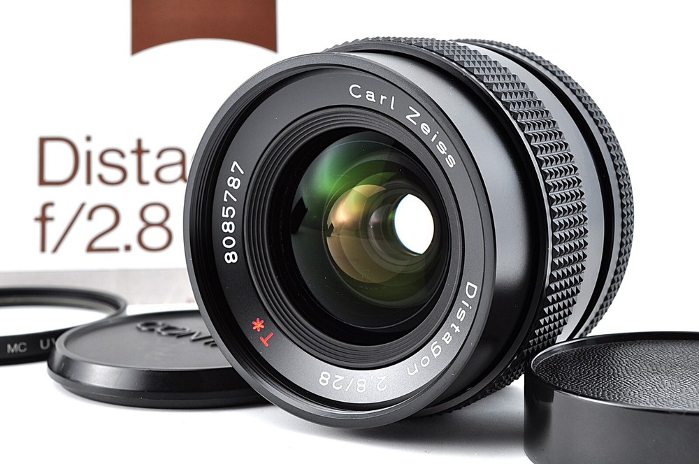 Mint MMJ Contax Zeiss Distagon T* 28mm f/2.8 MF Lens CY Mount Japan #115