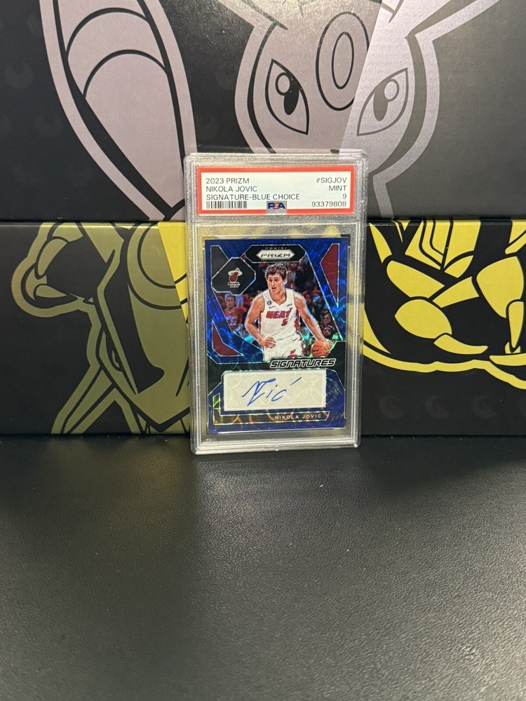 2023 PANINI PRIZM SIGNATURES BLUE CHOICE NIKOLA JOVIC PSA 10, 05/35 JERSEY MATCH