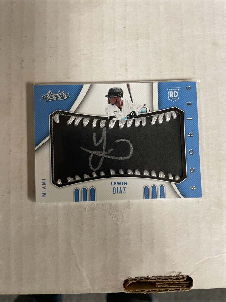2021 Panini Absolute - Rookie Baseball Material Signatures Black and White Seams
