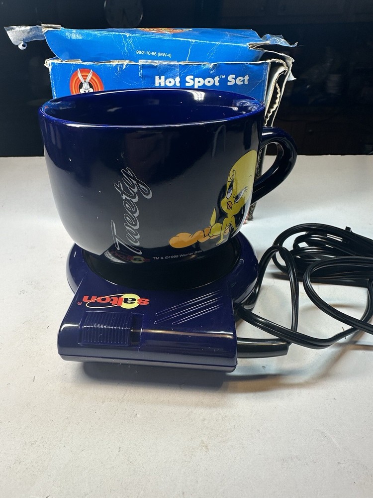Looney Tunes Tweety Bird Mug Warmer Set for Coffee Tea Cappuccino